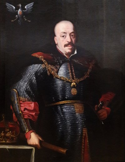 Portræt af kong John II Casimir i en kædepost af Anonymous